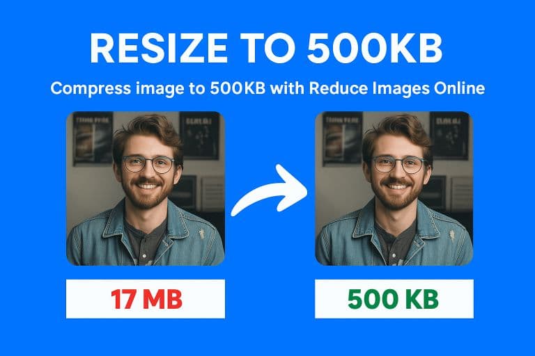 Resize Image to 500 KB - Optimal Quality & Size Balance